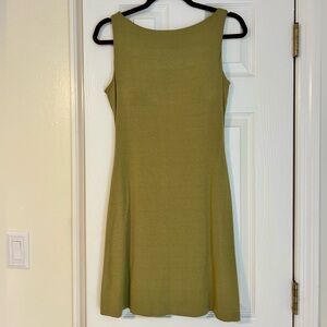 Backless OGL Dress Earthy Green (built in bra)